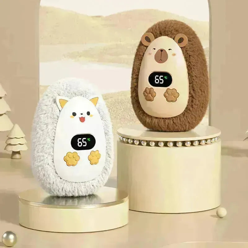 Winter Portable USB Rechargeable Outdoor Smart Fluffy Hand Warmer Hand muff