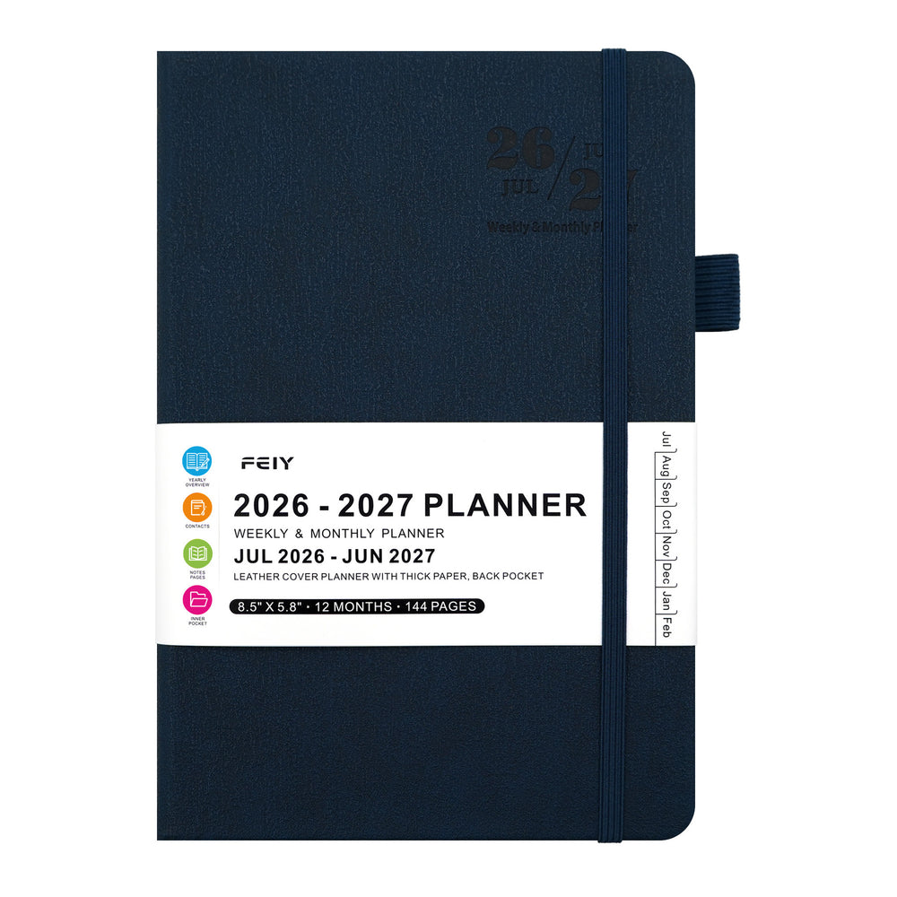 2026-2027 English Weekly Planner Notebook 