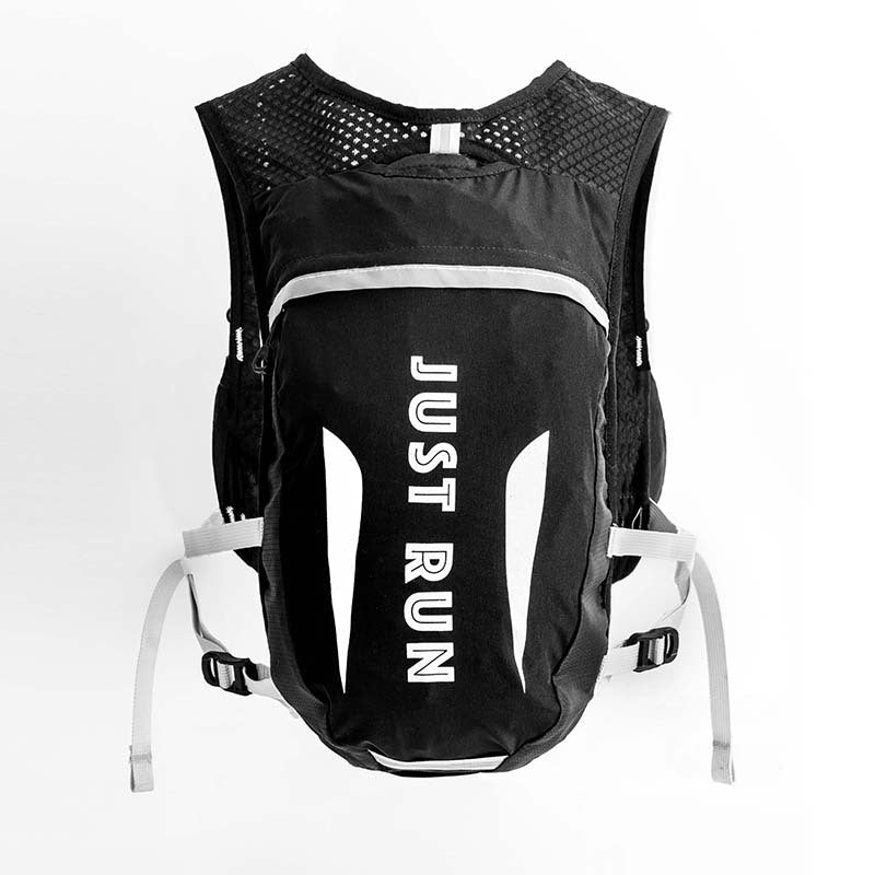 5L Hydration Running Vest Backpack - Lightweight Reflective Trail Hiking Pack, Black