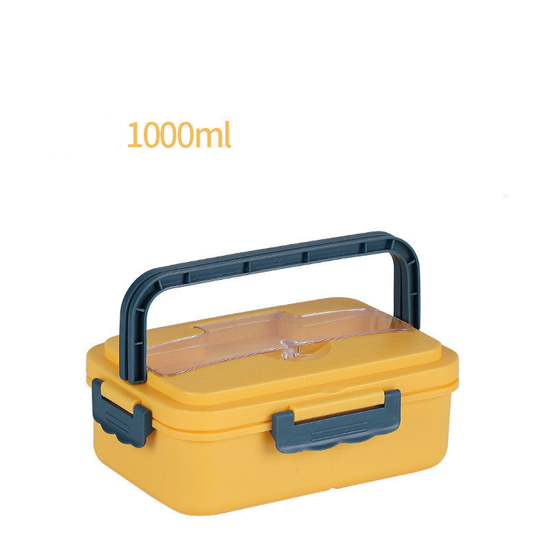 Microwave-heatable stainless steel lunch box EX-STOCK