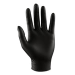 Guantes desechables de nitrilo negro 4,5 mil sin látex ni polvo 100 unidades talla L 