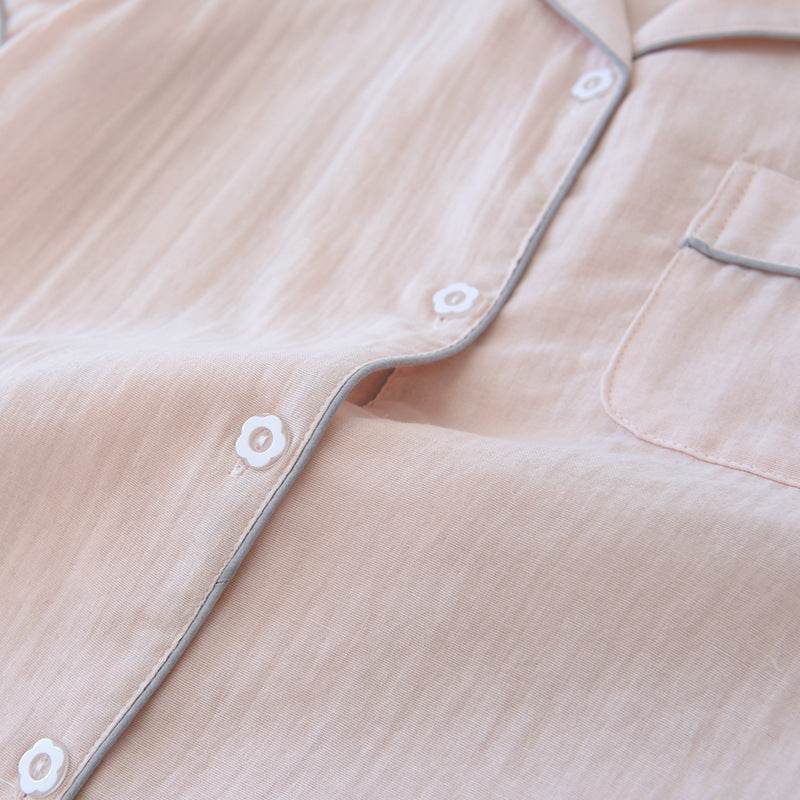 Three-piece Cotton Gauze Pajamas For Women - EX-STOCK Canada