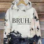 Top de sudadera de sudadera con capucha digital de impresión para mujeres