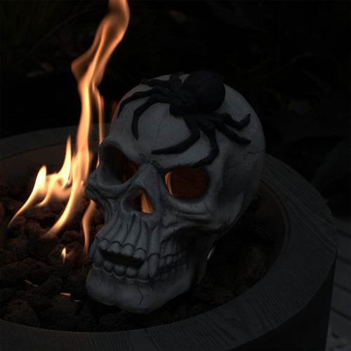 Demon Skull,Suitable For Outdoor Fireplace And Fire Pit, Halloween Decoration EX-STOCK