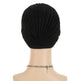New Rhinestone Turban Cap For Women Pleated Elastic Head Wrap Stylish Ramadan Head Scarf Bonnet Chemo Cap Wedding African Hat - EX-STOCK CANADA