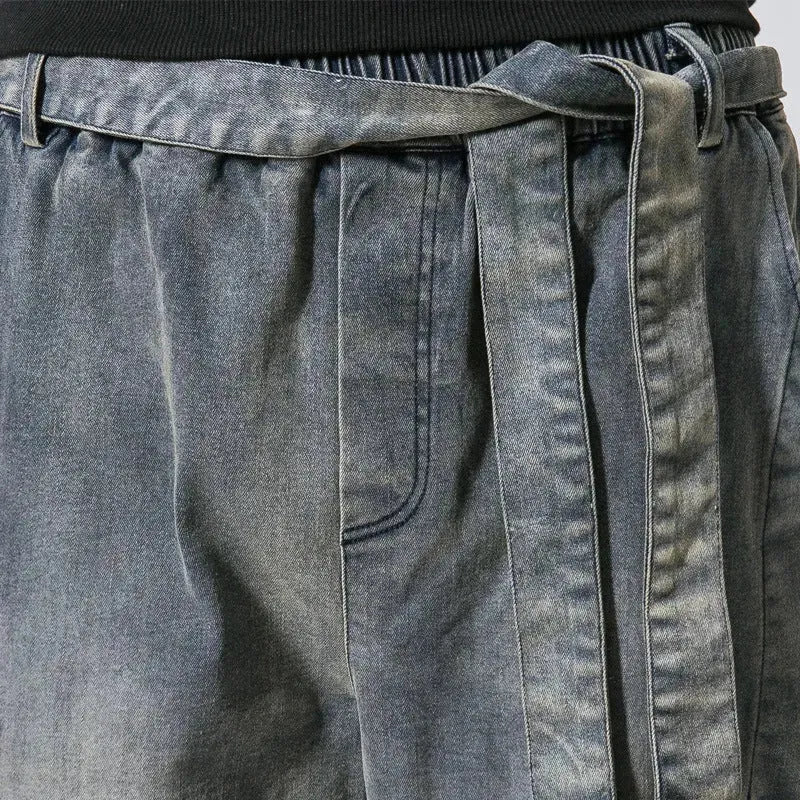 Retro Loose Denim Trousers Fashion Plus Size Men Jeans - EX-STOCK CANADA