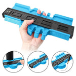 Contour Gauge Profile Gauge – Carpentry & Woodworking Measurement Tool (Blue, Green, Red | 12cm & 25cm