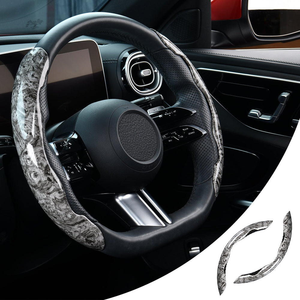 Mahogany Gray Buckle Steering Wheel EX-STOCK