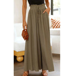 Printed Comfortable Casual High Waist  Wide-leg Floral Palazzo Trousers women