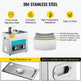 Ultrasonic Vinyl Record Cleaner 6L 40kHz Vinyl Ultrasonic Cleaning Machine Knob Control Record Ultrasonic Cleaner 4 Records EX-STOCK