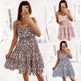 European And American Spring And Summer Small Floral Digital Printing Slip Dress - EX-STOCK CANADA