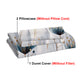 3-piece Set Of Simple And Fresh Blue And White Floral Duvet Cover, Polyester Bedroom Decoration Bedding Set Twin Full Queen King Size EX-STOCK Canada 