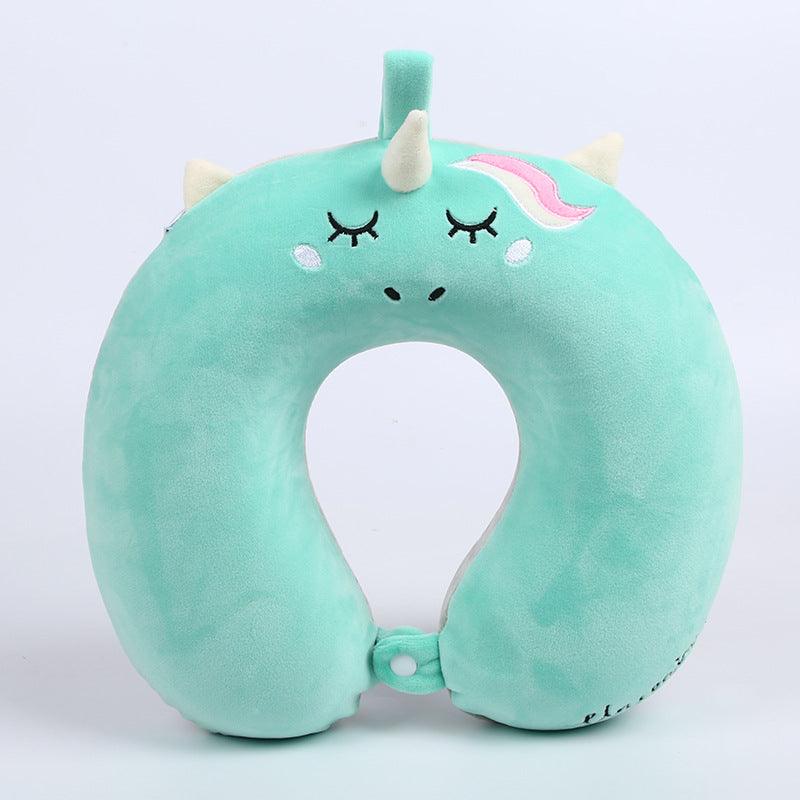 U-shaped Pillow Slow Rebound Memory Foam Neck Pillow Car Travel Afternoon Nap Pillow 