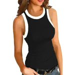 Plain Round Neck Slim fit Vest top For Women - EX-STOCK CANADA
