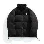 Men's Winter Corduroy Stitching Embroidery Cotton-padded Winter Coat - EX-STOCK CANADA