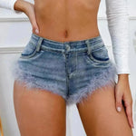 High Waist Hot Girl Slimming Plus Size Stretch Summer Jeans Women's Denim Short