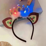 Christmas With Light Headband Snowflake Women's - EX-STOCK CANADA