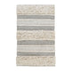 Woven Texture Stripe Bath Rug Grey 20x32 EX-STOCK