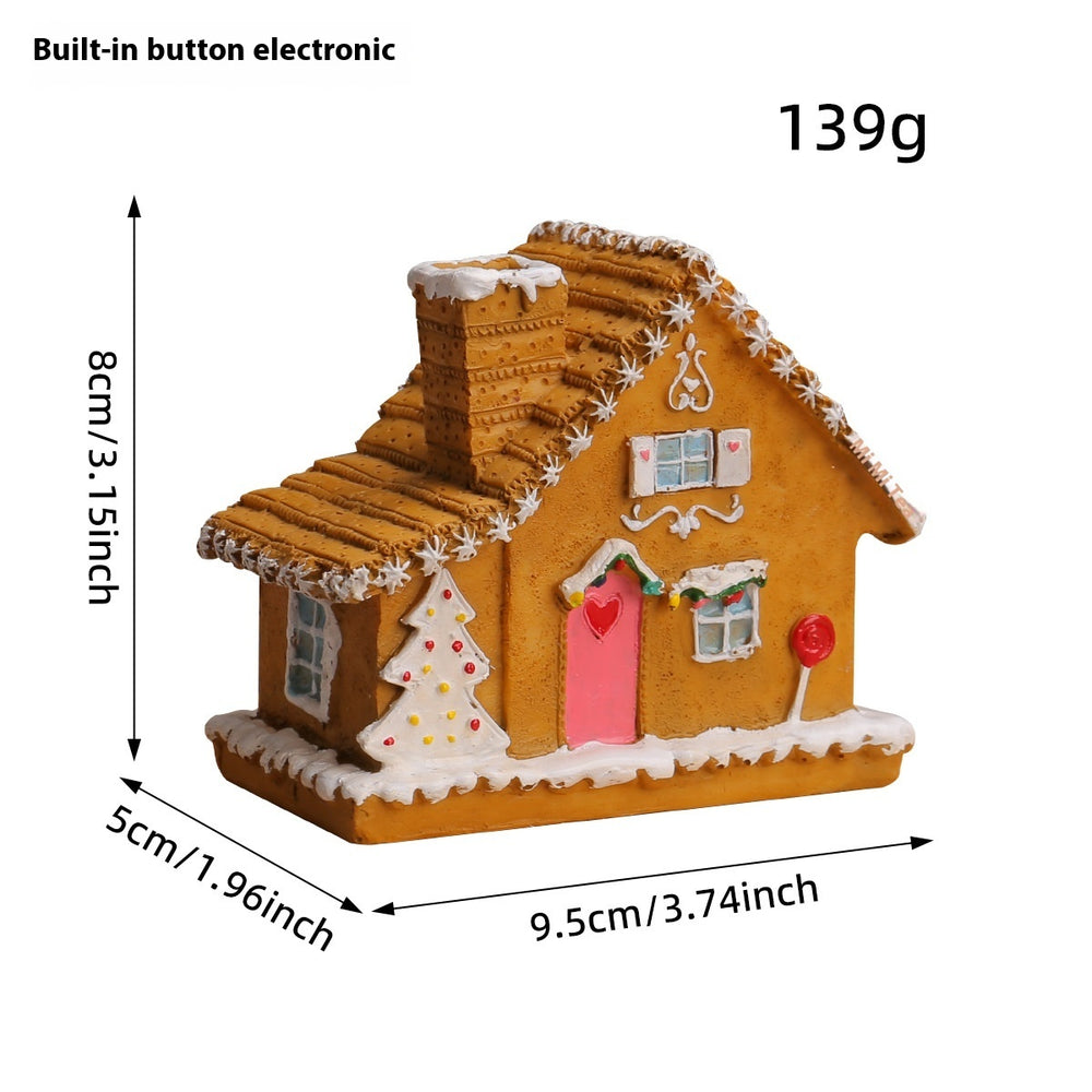 Christmas Small House Micro Landscape Luminous House Furnishings Ornaments EX-STOCK Canada 