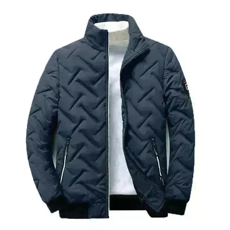 Men's Autumn Winter Coat Short Stand Collar Lightweight Down Jacket - EX-STOCK CANADA