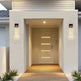 Outdoor Waterproof Transparent LED Crystal Wall Light Supports Many Types Of Bulb-2 Packs - EX-STOCK CANADA