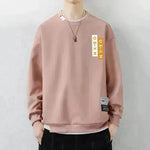 Men's Casual Sweatshirt Round Neck Pullover Top