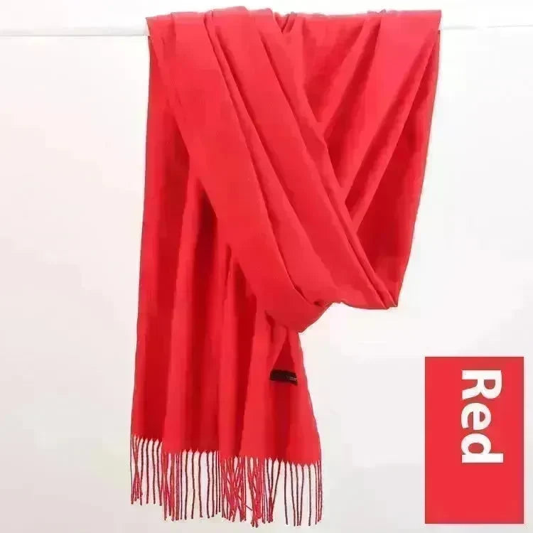 Pure Color Warm Keeping Scarf All-match Cashmere Shawl - EX-STOCK CANADA