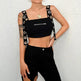 Summer Spring Black Tank Top Women Sleeveless Cropped Tops Hollow  Bustier Top Streetwear - EX-STOCK CANADA