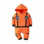 Space Suit Summer  Long-sleeved Jumpsuit Holiday Pullover Clothes Baby boy Astronaut costume
