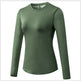 Quick Drying Breathable Long Sleeve Yoga Workout Gym T-shirt for women - EX-STOCK CANADA