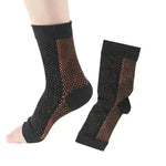 Pie Compression Sports Sports Toble Brace Socks alivia la hinchazón unisex