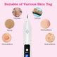 1Pc Skin Tag Repair Kit Portable Beauty Equipment Multi-Level With Home Usage USB Charging LCD Level Adjustable 6 Replaceable Needles EX-STOCK