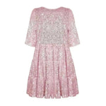 Elegant ladies Sequined Short Mini Skater Dress - EX-STOCK CANADA