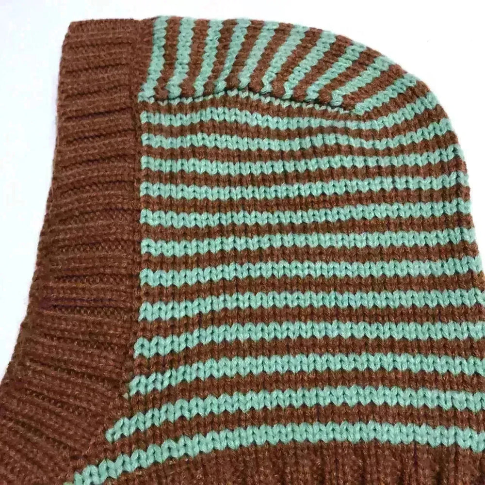 Autumn And Winter New Pullover Neck Protection Warm Knitted Balaclava Hat - EX-STOCK CANADA