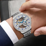 Luxury Zircon Fashion Waterproof Mechanical Watch | EX-STOCK Canada 