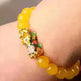 3D Gold Plated PiXiu Crystal Beaded Bracelet - EX-STOCK CANADA