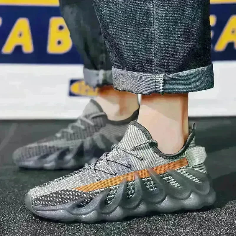 Fashion Sneakers With Wave Sole Cool Sports Shoes Men - EX-STOCK CANADA