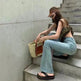 Retro Bootcut Jeans Women's Thin Section High Waist Slim Fit - EX-STOCK CANADA