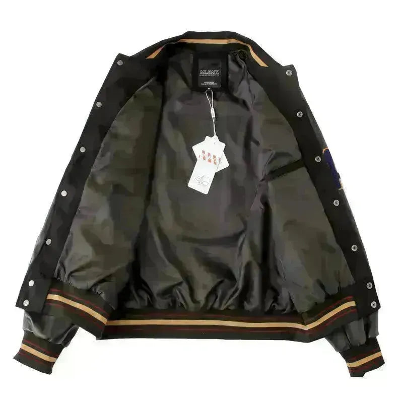 Casual Unisex American Woolen Baseball Varsity Jacket