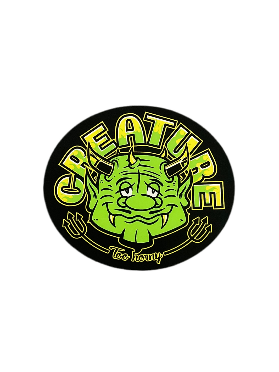 Crt Sticker 3" Too Horny - EX-STOCK Canada