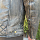 Unik International Men's Reflective Stripe Motorcycle Jacket 