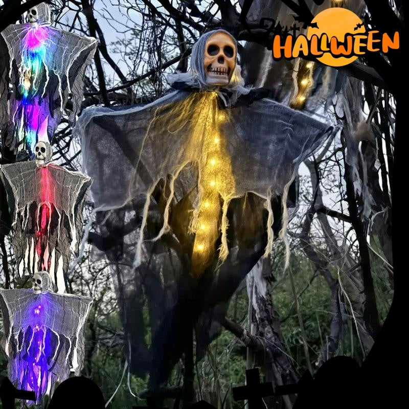 Halloween Decorations Horror Hanging Ghost Skull Skeleton Prop Perfect For Home Outdoor Yard Party Supplies Festival Decorations EX-STOCK