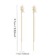 Women's Korean Style Long Tassel Drop Earrings Elegant Lightweight Statement Gold Plated Fashion Jewelry Wholesale EX-STOCK