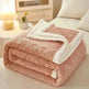 Blanket Double Thickened Warm Coral Fleece Sofa Winter Blanket - EX-STOCK CANADA