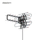 TA-851B 360Rotation UV Dual Frequency 45-860MHz 22-38dB Open Antenna Silver EX-STOCK