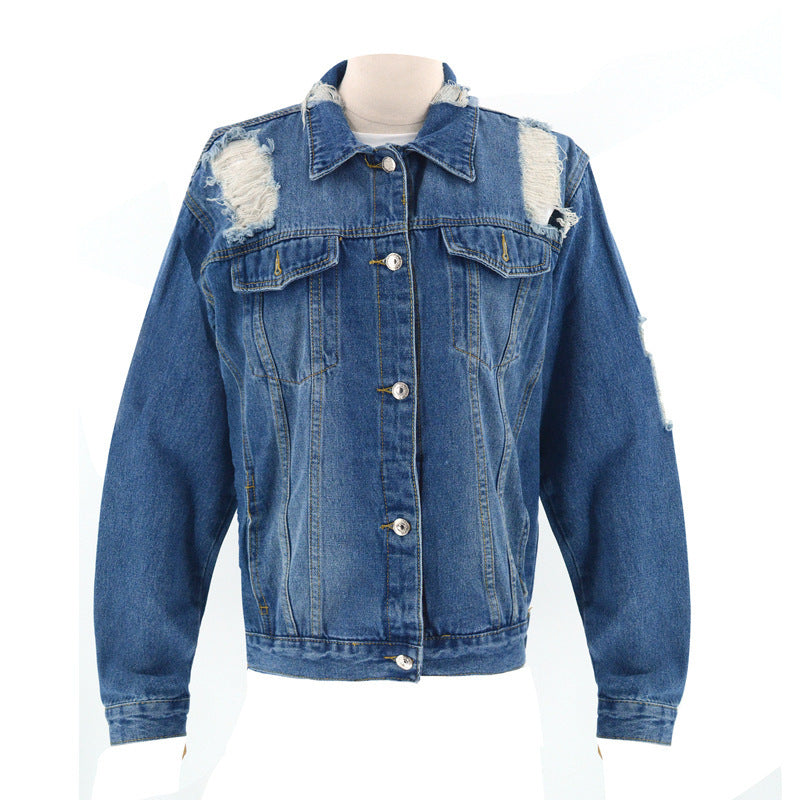European And American Slim All-match Denim Female Jacket Women EX-STOCK Canada 