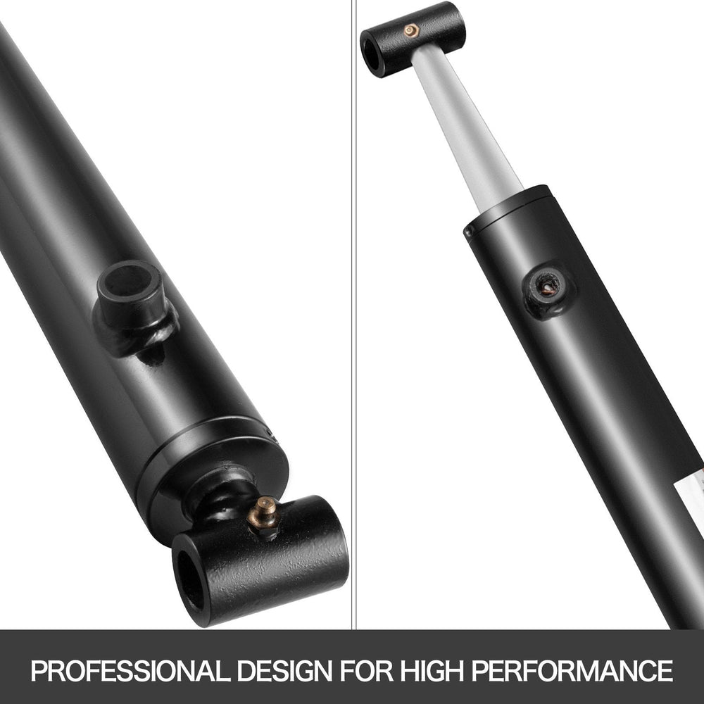 Hydraulic Cylinder 2 Bore 36 Stroke Hydraulic Ram Cylinder 3000psi Hydraulic Cylinders Welded Double Acting Cross Tube SAE6 Port Hydraulic Lifting Cylinder EX-STOCK