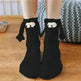 Soft Carton Christmas-themed Fleece Winter Home socks for Women - EX-STOCK CANADA