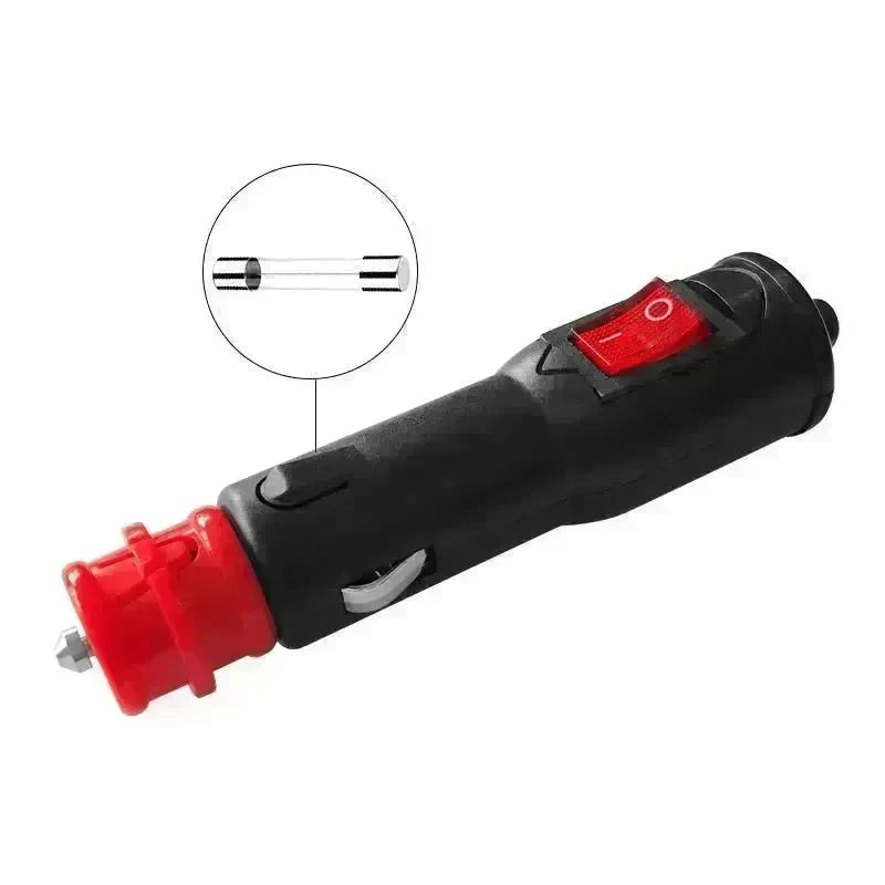 Pure Copper High Power 5A European Red Headband Car Cigarette Lighter - EX-STOCK CANADA