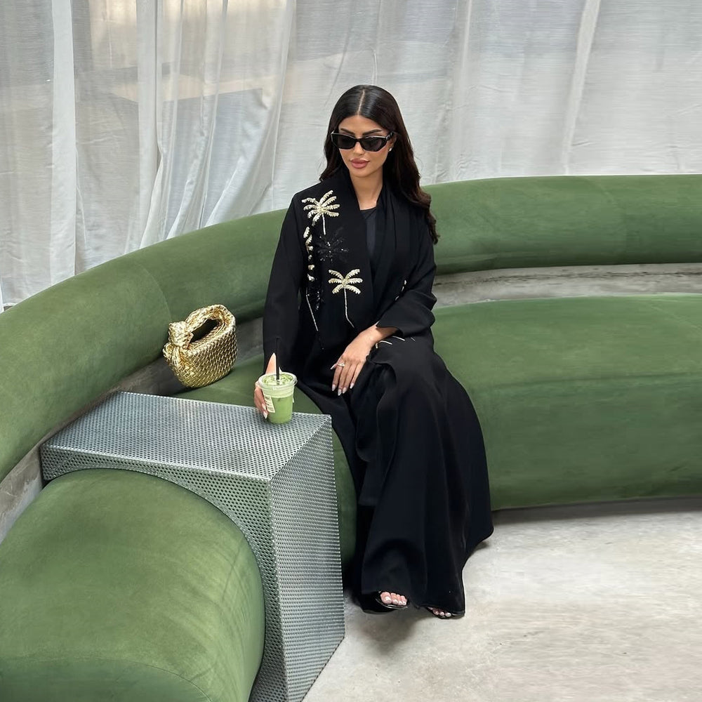 Vêtement musulman féminin à la mode, robe brodée - EX-STOCK Canada